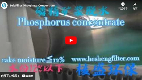 مرشح حزام-تركيز الفوسفات